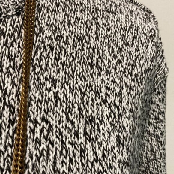 H&M Black Marbled Knit Crew Neck Sweater​​​​ - Picture 7 of 11